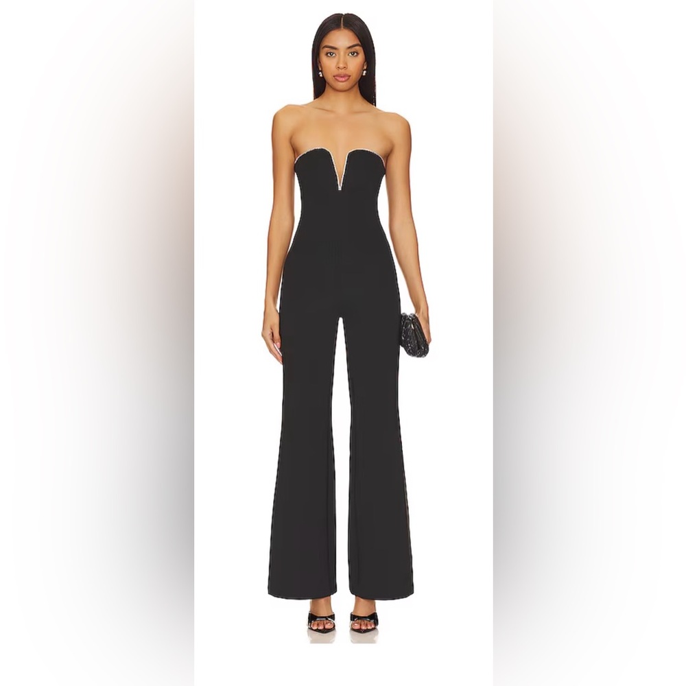 Good American Sleek Black Jumpsuit - Picture 7 of 9